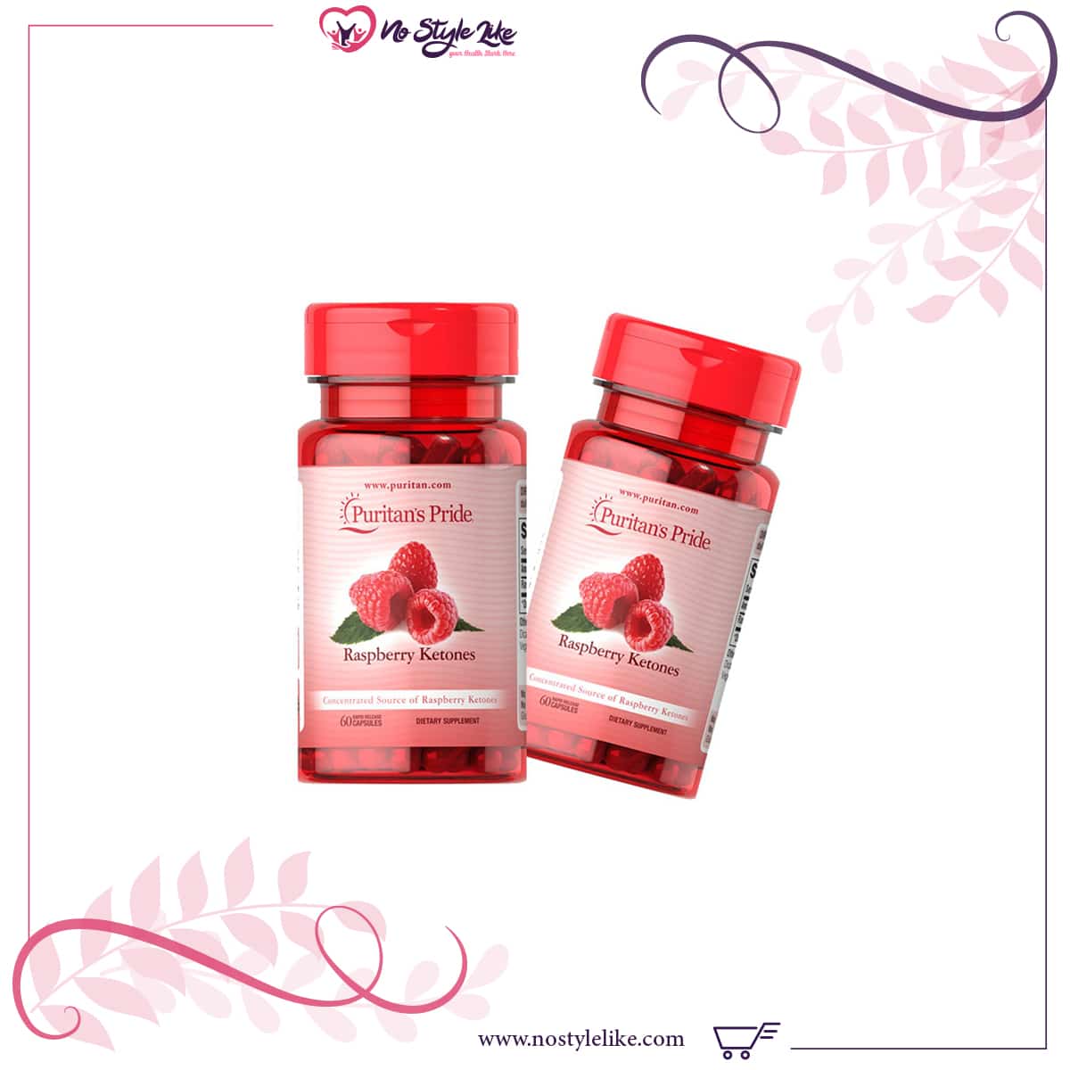 Raspberry Ketoon 500 mg 60 capsules للتخسيس