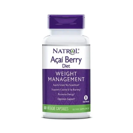 Natrol Acai Berry Diet 60 Capsules أساى بيري لتنسيق قوام الجسم
