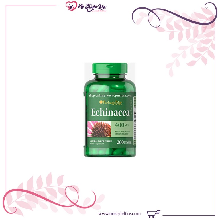 فيتامين puritans pride Echinacea للقضاء على نزلات البرد