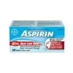 Asprin 81 mg 120 tab أسبرين أشهر مسكن للألم