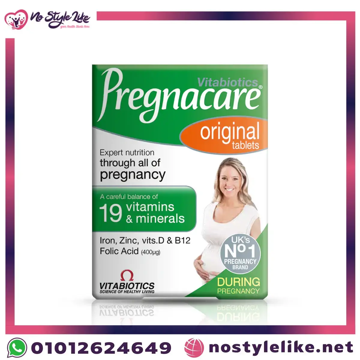 Pregnacare 30 Vitabiotics prenatal multivitamin tablets with folic acid