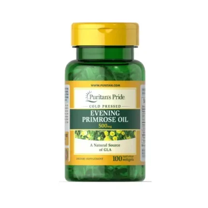 Puritan’s Pride Evening Primrose Oil 500 mg 100 Capsules برايم روز كبسولات الجمال للبشرة والشعر