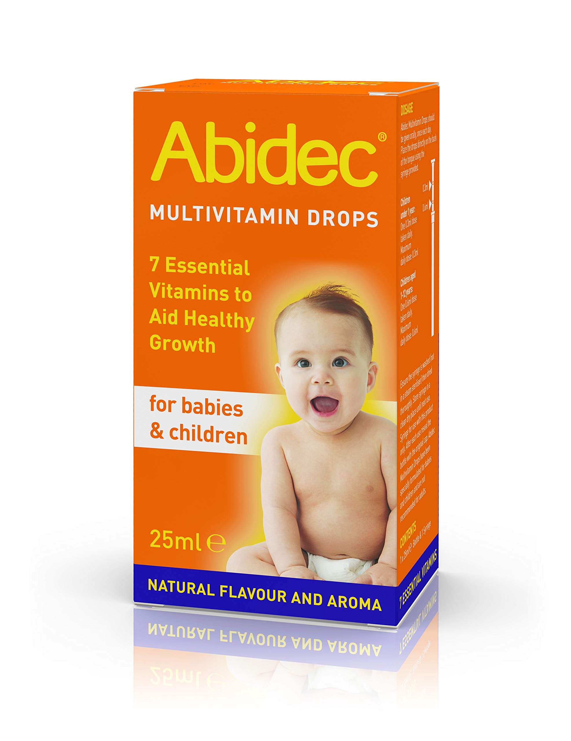 Abidec Drops 25ml multivitamin for newborns and infants