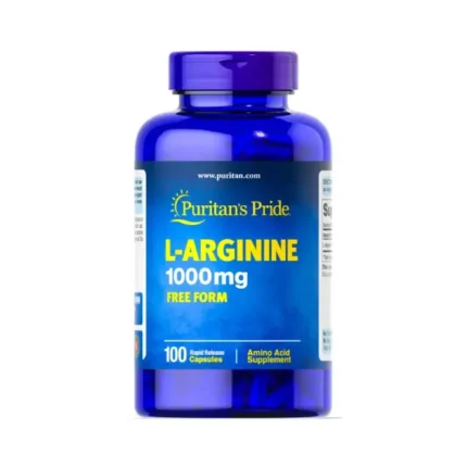 Puritan’s Pride L-Arginine 1000 mg 100 Capsules أفضل مكمل غذائي للصحة