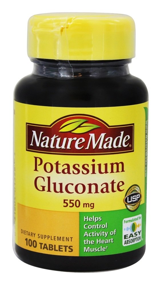 Potassium Gluconate Tap 550 mg أقراص البوتاسيوم