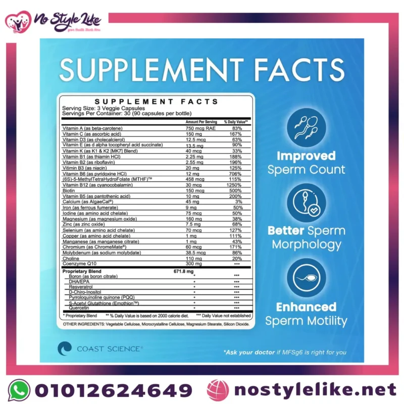 صورة مكبرة للتركيبة والمكونات.