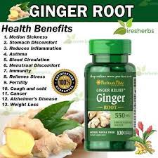 Ginger Root 550 Mg 100 tab