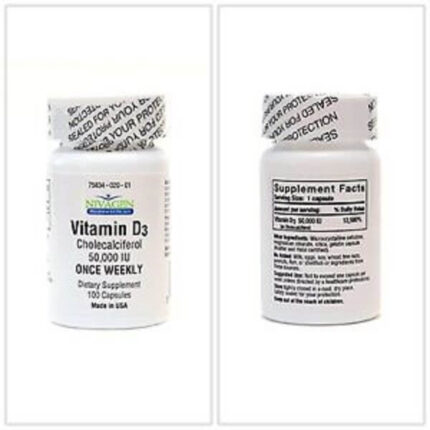 Vitamin-D 50000-iu فيتامين د مكمل غذائي لتقوية العظام والأسنان والجهاز المناعي
