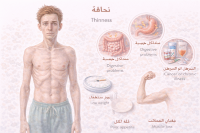 اسباب النحافة