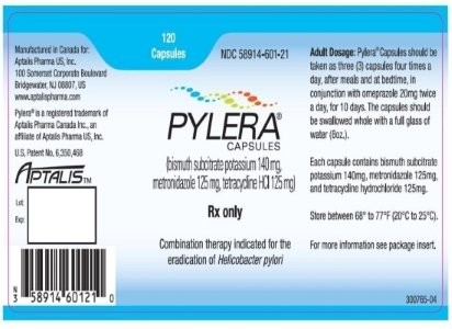كبسولات بيليرا Pylera Capsules