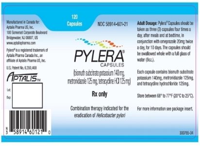 كبسولات بيليرا Pylera Capsules