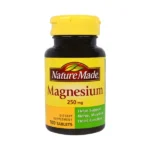 Nature Made Magnesium 250 mg 100 Tablets لدعم وظائف الأعصاب