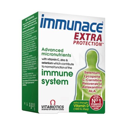Immunace Extra Protection مكمل غذائي لحماية إضافية للجهاز المناعي