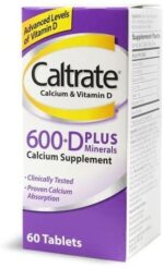Caltrate Plus Minerals 60 tab لعلاج نقص الكالسيوم مكمل غذائي كالترات