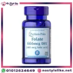 Folate 666 mcg dfe - مكمل غذائي حمض الفوليك لصحة الجسم والنمو السليم