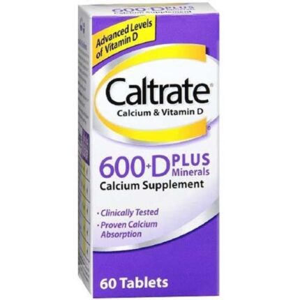 مكمل غذائي Caltrate 600+D Plus Minerals لعلاج نقص الكالسيوم