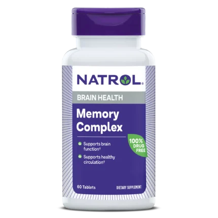 Natrol Memory Complex 60 Tablets | للحفاظ على الذاكرة ودعم صحة الدماغ