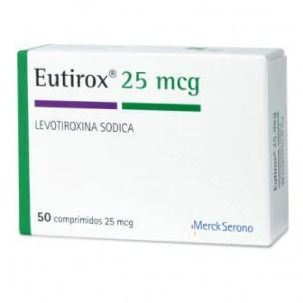 Euthyrox 25 Mg 50 tab