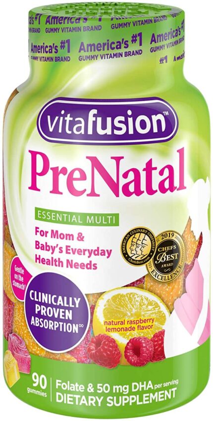 Vitafusion prenatal 90 Gummies