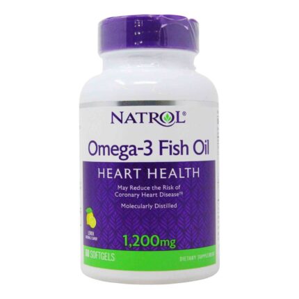 Natrol Omega-3 Fish Oil 1200 mg 60 Softgels