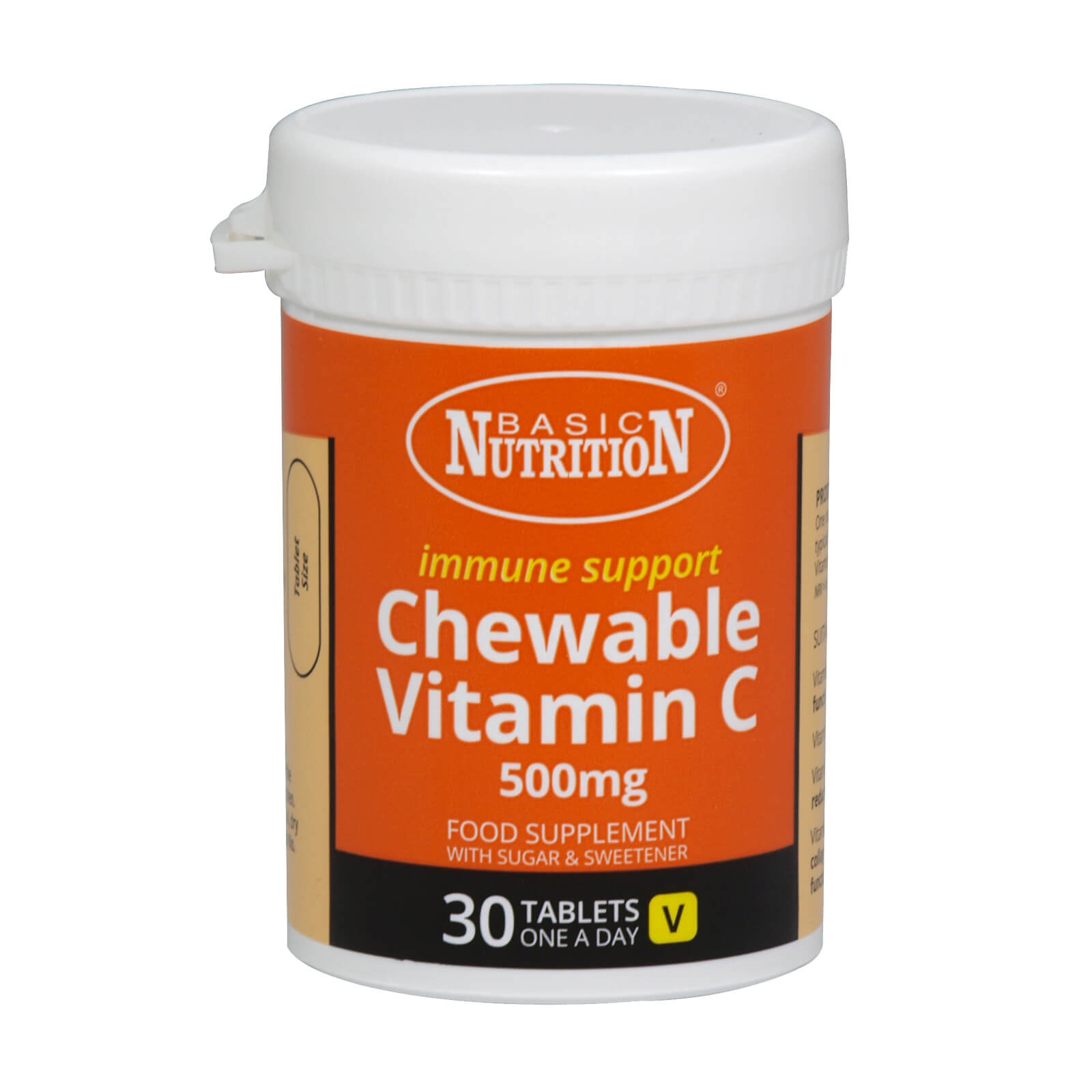 Chewable Vitamin C 500mg 30 tab فيتامين سي لدعم المناعة Chewable Vitamin C 500mg 30 tab فيتامين سي لدعم المناعة