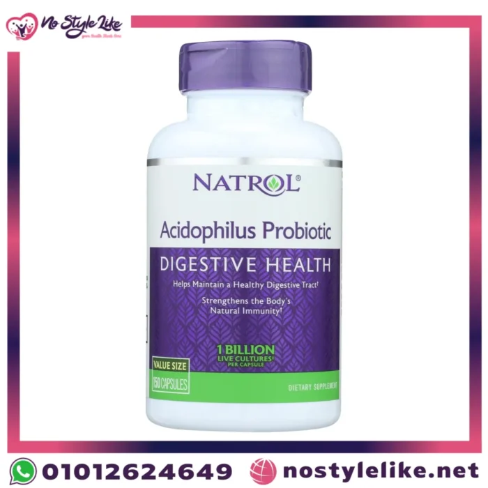 Natrol Acidophilus Probiotic 1 Billion 150 Capsules بروبيوتيك لدعم المناعة