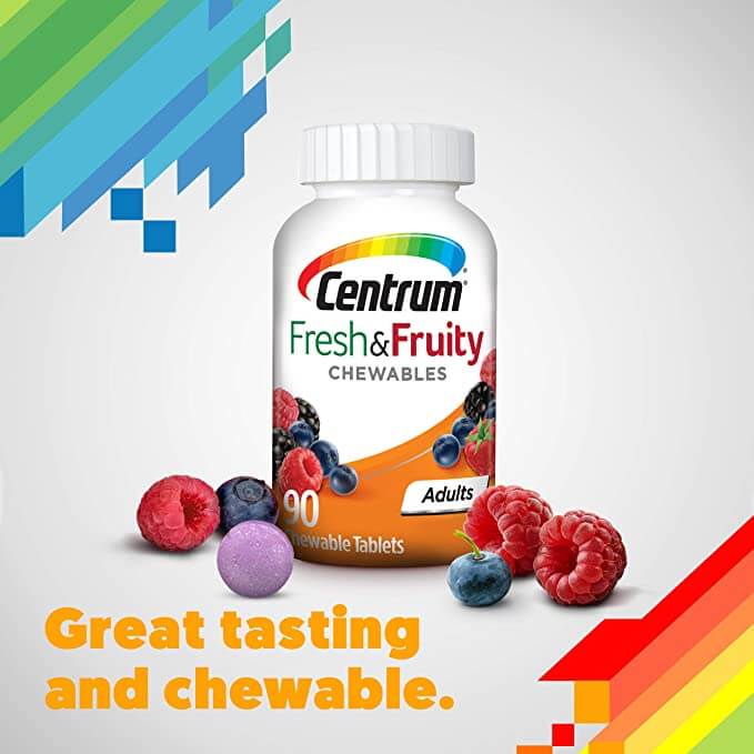 centrum fresh fruity 90 Chewables