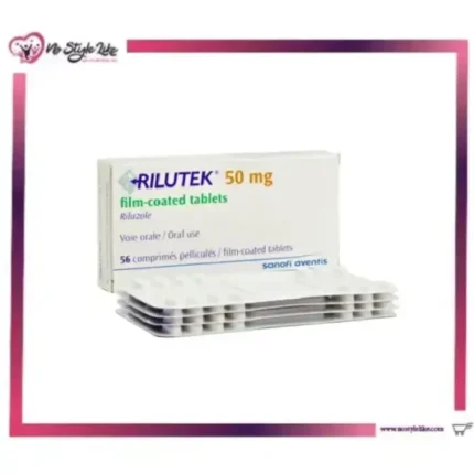 Rilutek 50 mg 56 Tablets ريلوتيك أقراص مغلفة لعلاج مرض التصلب الجانبي الضُّموري (ALS)
