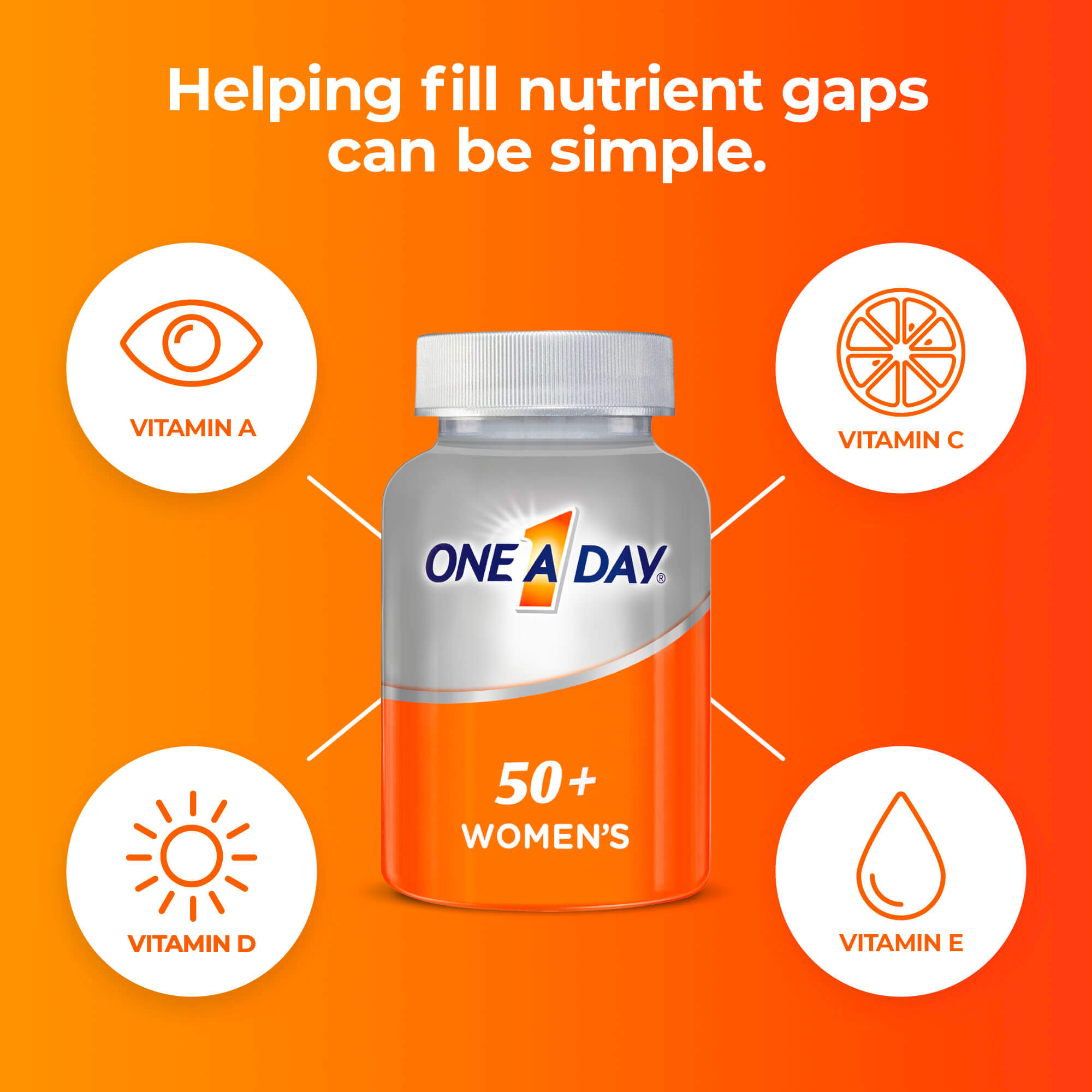One A Day Women's 50+ Multivitamin
