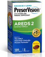 Bausch + Lomb PreserVision Areds 2 Patented Formula لدعم وتقوية وظائف العين