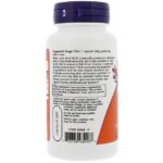 ⁦NOW® Extra Strength Alpha Lipoic Acid 600 mg 60 Vag Capsules حمض الفا ليبويك مع مستخلص بذور العنب⁩ - الصورة ⁦3⁩