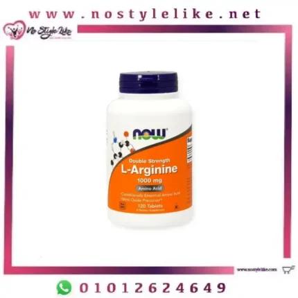 NOW® l-Arginine 1000 mg 120 Tablets مكمل غذائي لتحسين الصحة الجنسية
