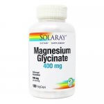 solaray magnesium glycinate 400 mg 120 veg caps لدعم وظائف القلب والاوعية الدموية