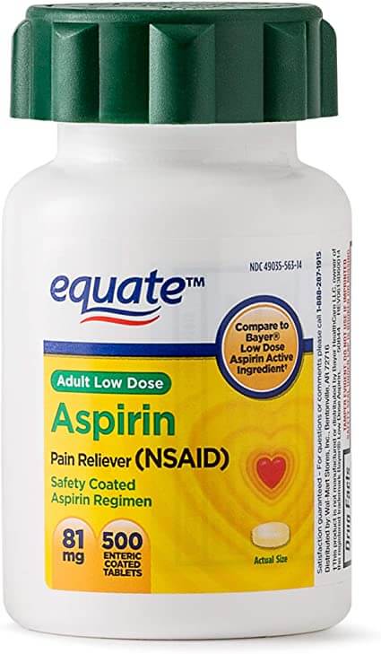 Equate Aspirin 81Mg Equate Aspirin