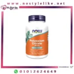 NOW® Potassium Citrate 99 mg 180 Veg Capsules للحفاظ على التوازن الحمضي القاعدي