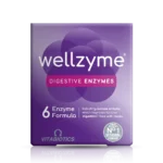 Vitabiotics Wellzyme Digestive Enzymes 60 Capsules مكمل إنزيمات الجهاز الهضمي