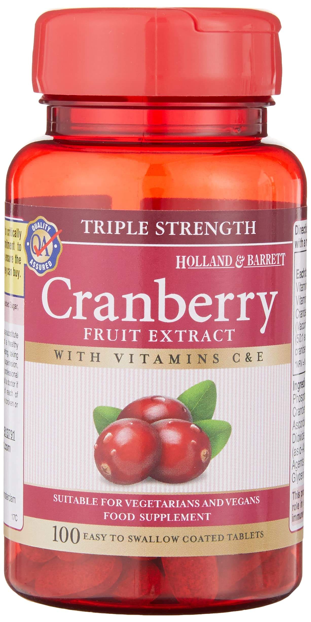 holland & barrett granberry fruit extract with vitamin c&e Cranberry with Vitamin C&E