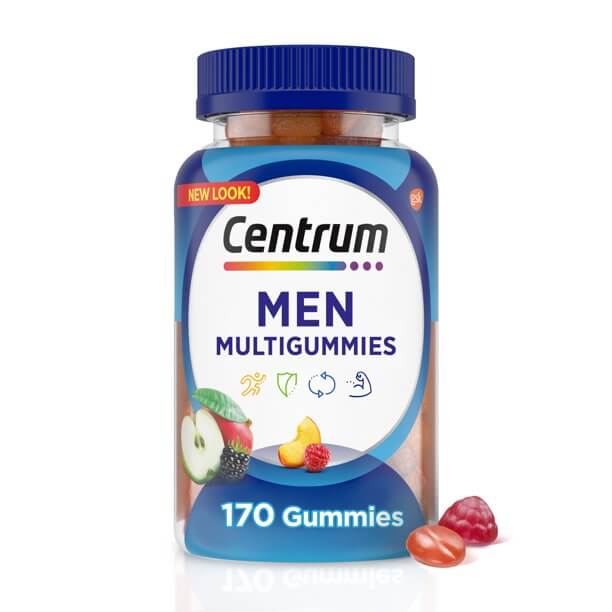Centrum Men Multigummies 170 Gummies سنتروم متعدد الفيتامينات الجديد للرجال Centrum Men Multigummies 170 Gummies سنتروم متعدد الفيتامينات الجديد للرجال