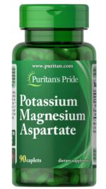 Puritan's Pride Potassium Magnesium Aspartate 90 caplets لدعم صحة الجسم