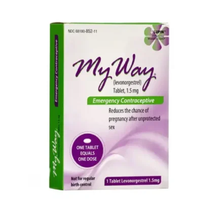 My Way Emergency Contraceptive 1 Tablet 1.5 mg موانع حمل للحالات الطارئة