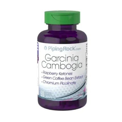 Piping Rock Garcinia Cambogia 90 Coated Caplets للتخسيس وحرق دهون الجسم