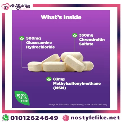 دعم صحة المفاصل والغضاريف مع Natrol Glucosamine Chondroitin MSM.