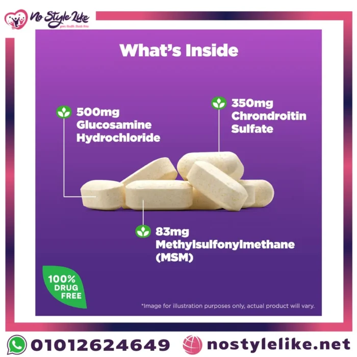 دعم صحة المفاصل والغضاريف مع Natrol Glucosamine Chondroitin MSM.