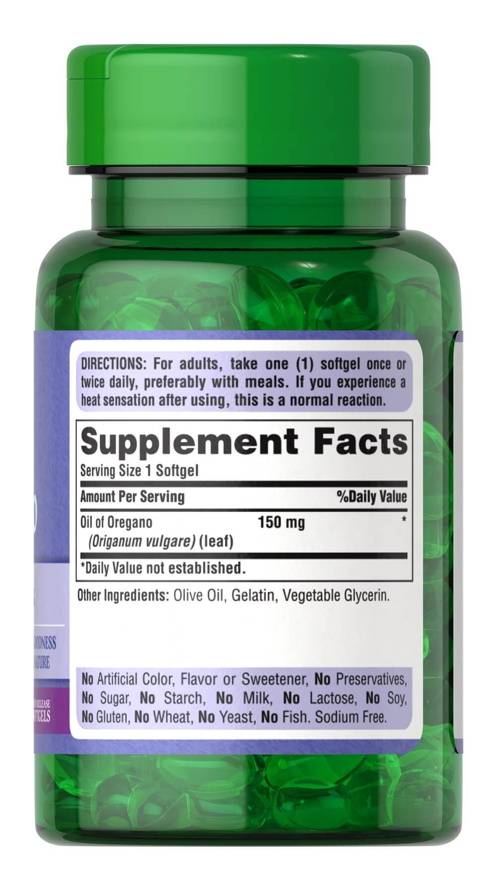 oil of oregano 150mg 90rapid release puritan's pride لعلاج جرثومة المعدة