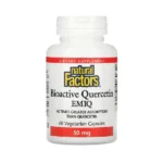 Natural Factors EMIQ Bioactive Quercetin Supports Sinus, Respiratory & Immune Health, 60 Count