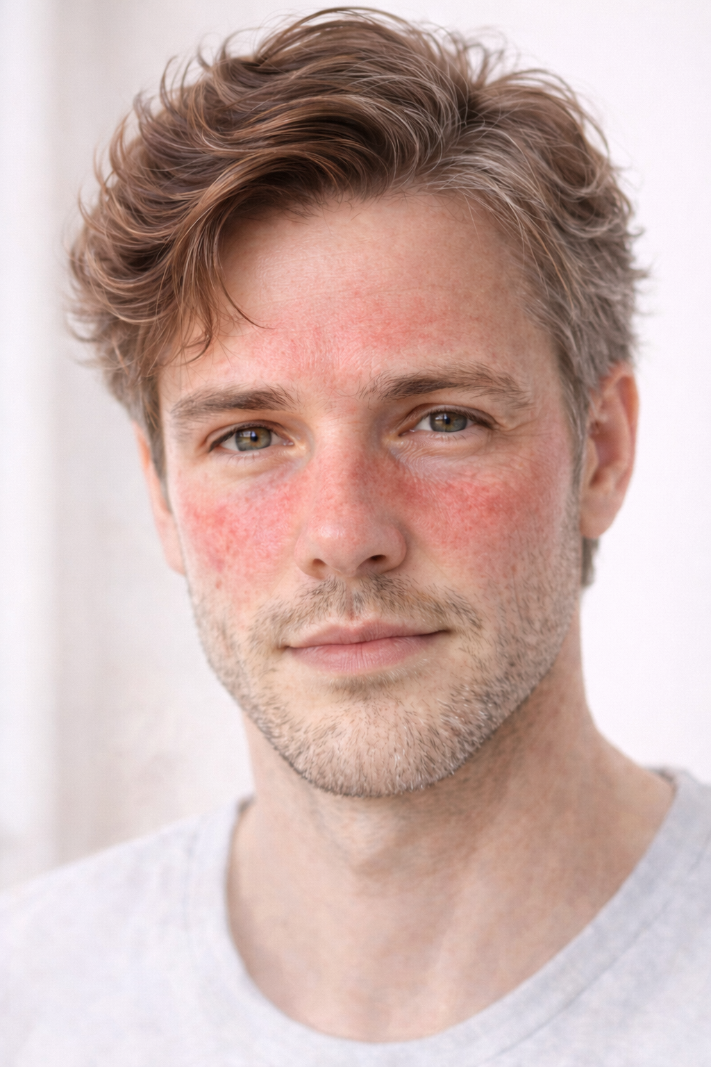 مرض الحمرة احمرار جلدي مؤلم مع حواف واضحة