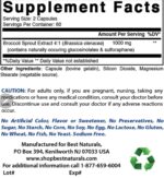 Best Naturals Broccoli Sprout Extract 1000 mg 120 Capsules مستخلص براعم البروكلي لدعم صحة الجسم