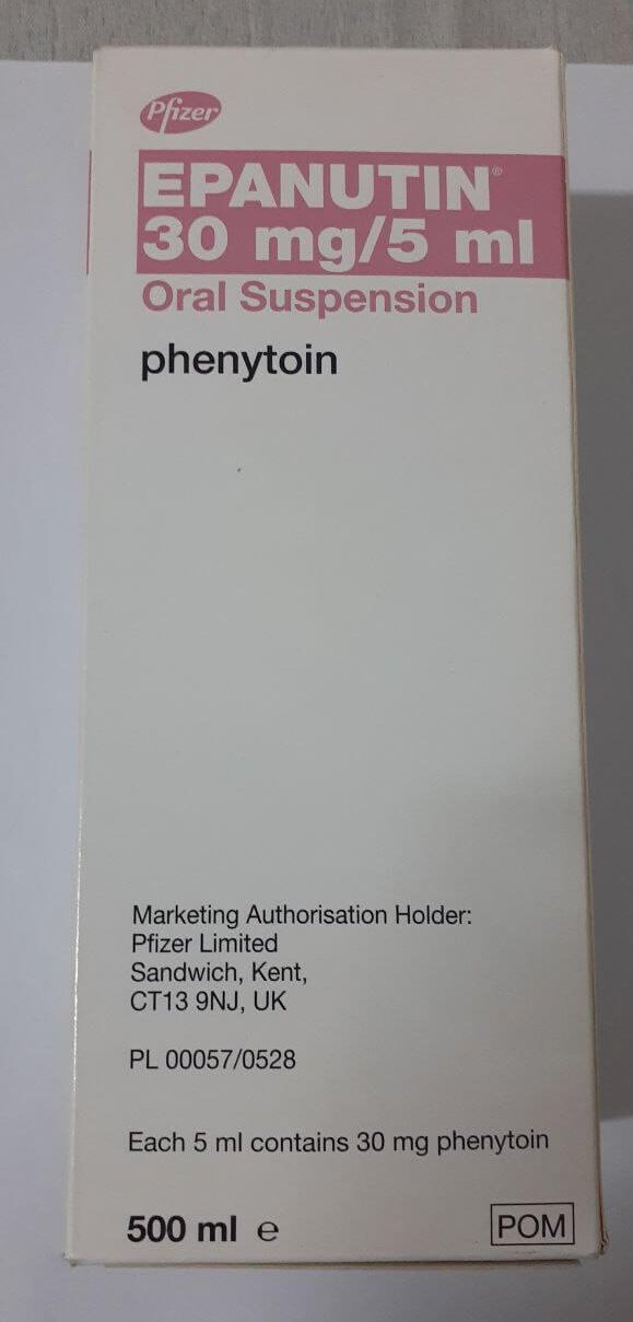 Epanutin 30mg/500ml oral suspension