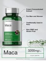 Horbäach Maca 3200 mg 120 Pills لدعم الصحة الجنسية للرجال والنساء
