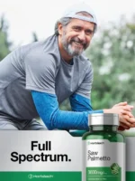 Horbäach Saw Palmetto for Men 3600 mg 120 Capsules لعلاج البروستاتا